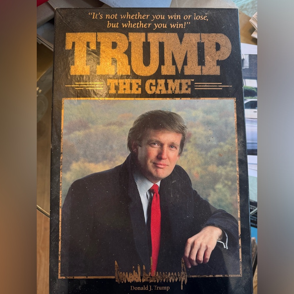 Vintage unused trump game